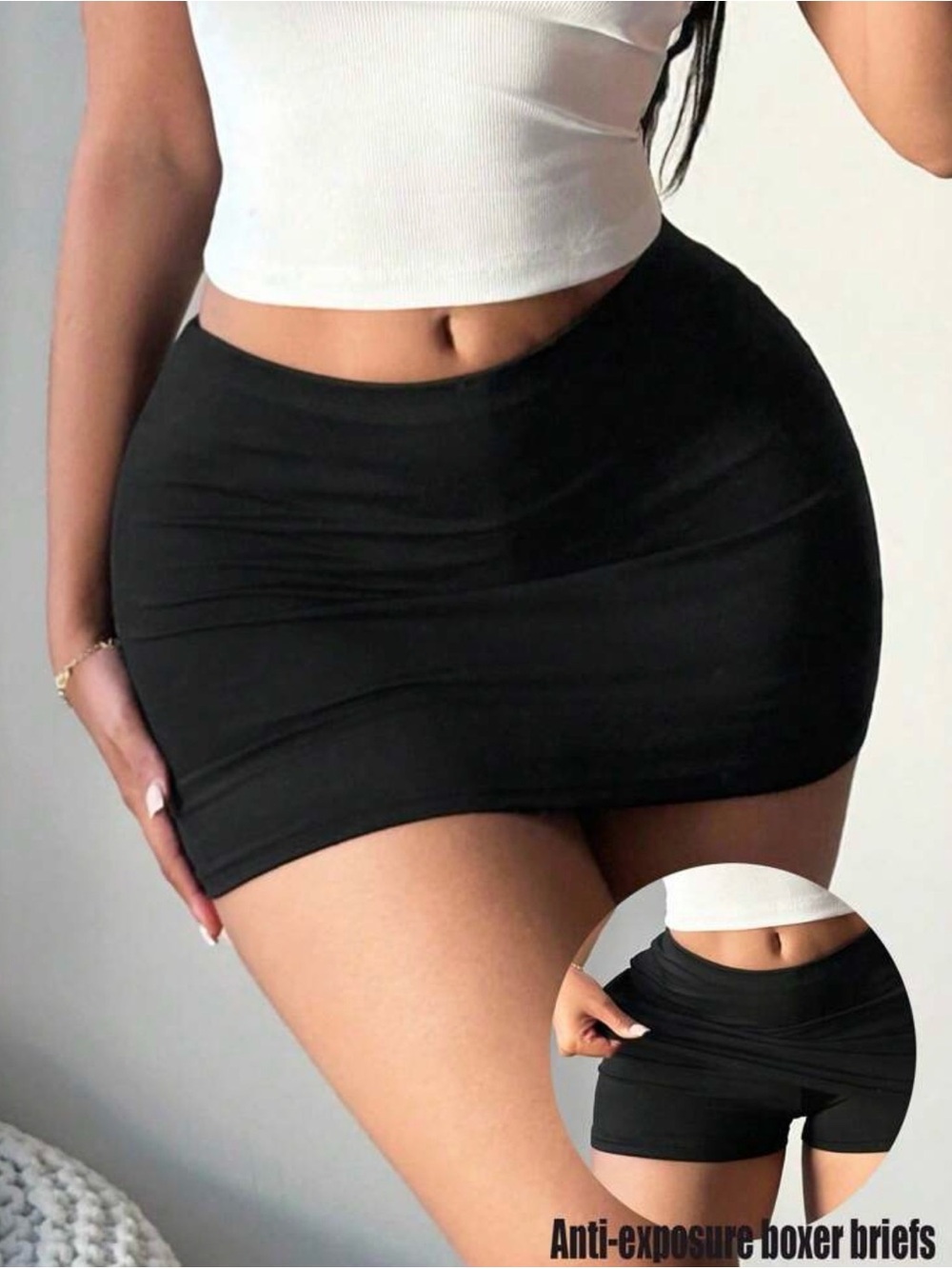 Classic Black Mini Skirt